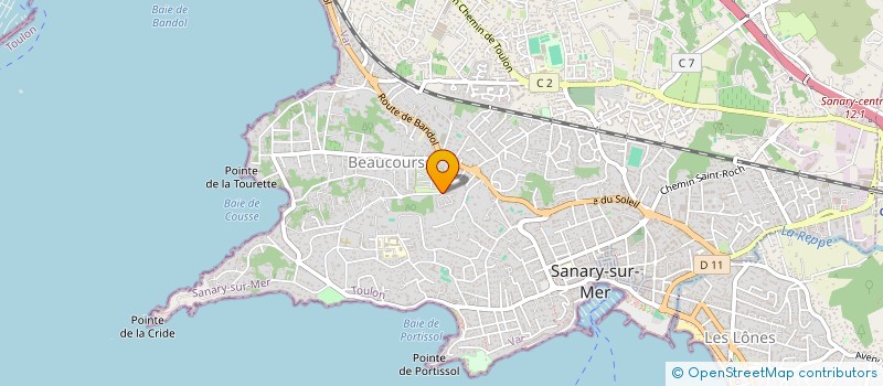 localisation de l'entreprise MARGUERITE à SANARY-SUR-MER
