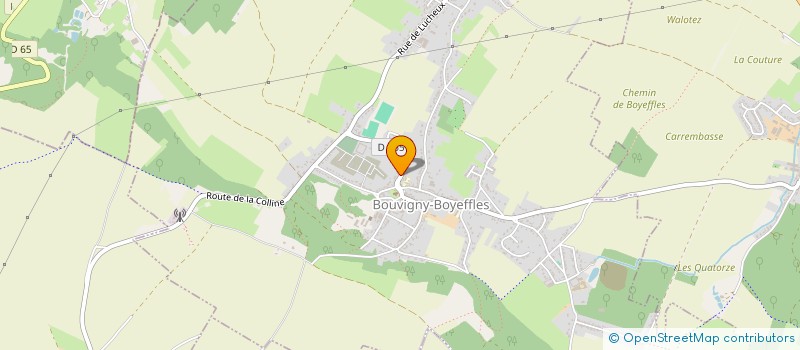 localisation de l'entreprise MARGUERITE  BOUVIGNY-BOYEFFLES