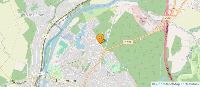localisation de l'entreprise MARGUERITE  L'ISLE-ADAM