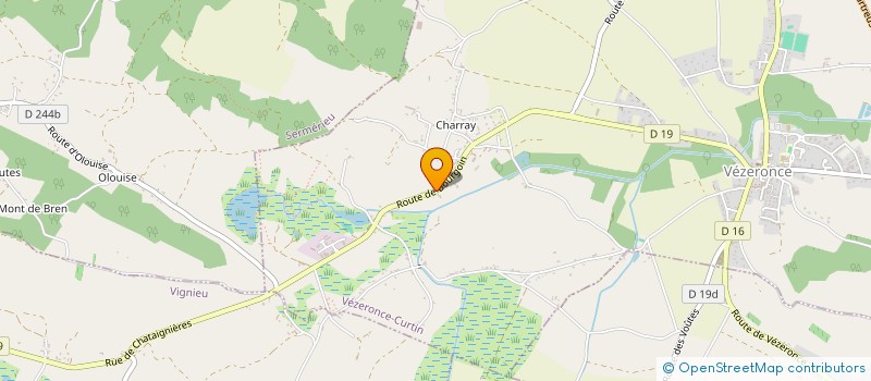 localisation de l'entreprise MARGUERITE  VEZERONCE-CURTIN