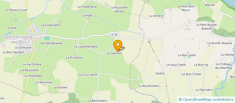 localisation de l'entreprise MARGUERITE  SAINT-CHRISTOPHE-DES-BOIS