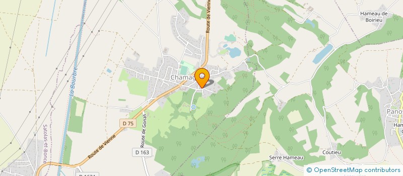 localisation de l'entreprise MARGUERITE  CHAMAGNIEU