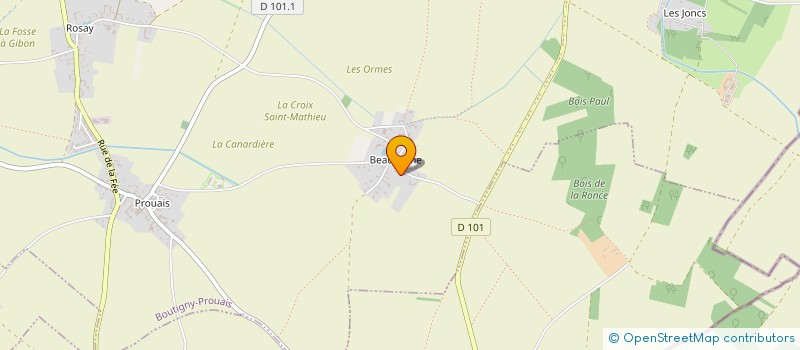 localisation de l'entreprise MARGUERITE à BOUTIGNY-PROUAIS