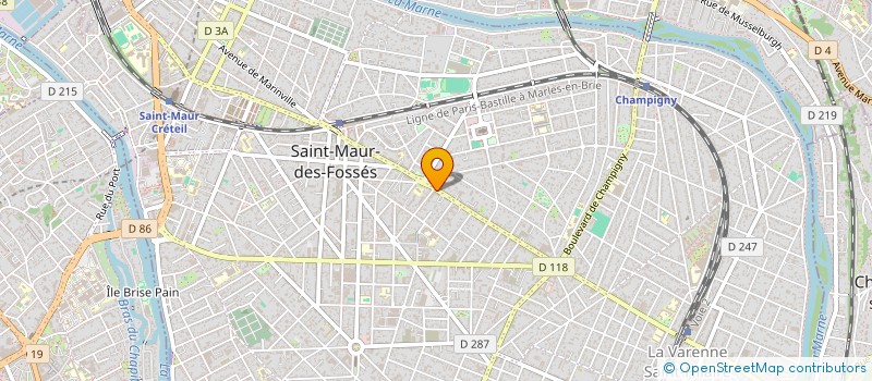 localisation de l'entreprise MARGUERITE  SAINT-MAUR-DES-FOSSES