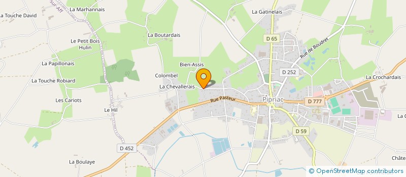 localisation de l'entreprise MARGUERITE  PIPRIAC