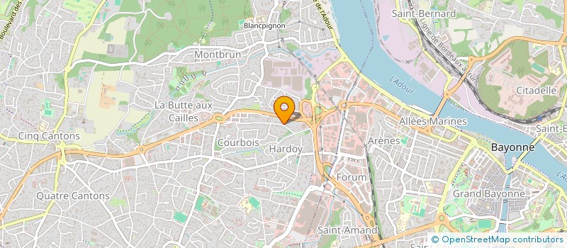 localisation de l'entreprise MARGUERITE  ANGLET