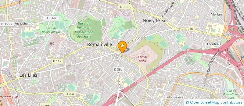 localisation de l'entreprise MARGUERITE ABOUET PRODUCTION à NOISY-LE-SEC