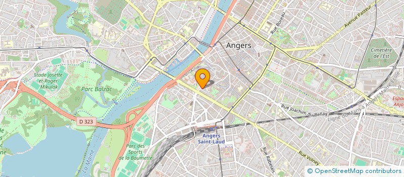localisation de l'entreprise MARGUERITE D'ANJOU à ANGERS