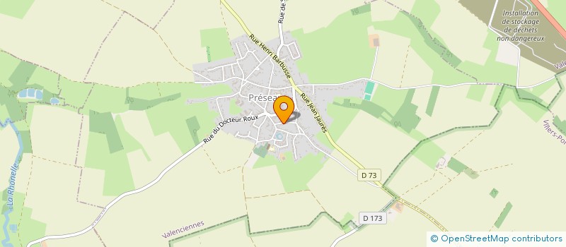 localisation de l'entreprise MARGUERITE DE HAINAUT à PRESEAU