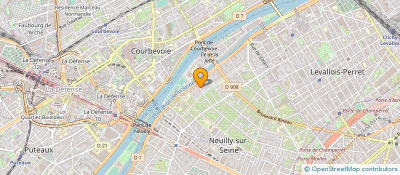 localisation de l'entreprise MARGUERITE DU PRE à NEUILLY-SUR-SEINE