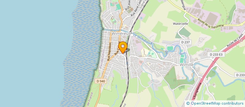 localisation de l'entreprise MARGUERITE MANSION  WIMEREUX