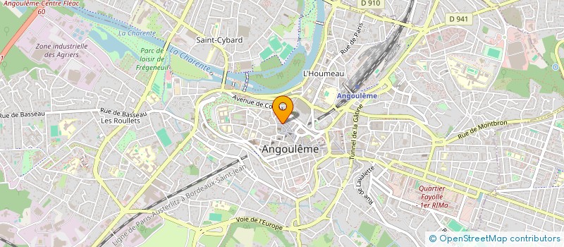 localisation de l'entreprise MARGUERITE WAKNINE à ANGOULEME
