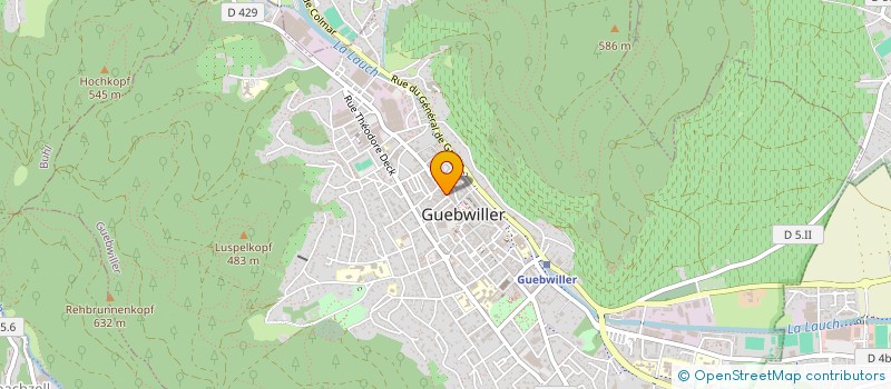 localisation de l'entreprise MARGUERITTE & SES AMIS  GUEBWILLER