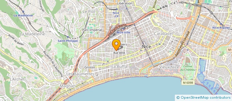 localisation de l'entreprise MARGUERON à NICE