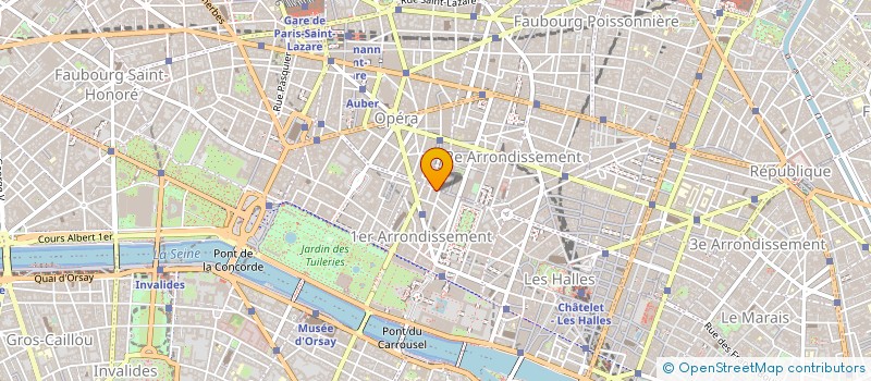 localisation de l'entreprise MARGUEROY S A à PARIS