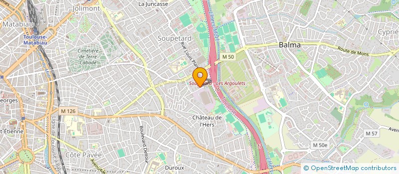 localisation de l'entreprise MARGUESTAUD PARTNERS  TOULOUSE