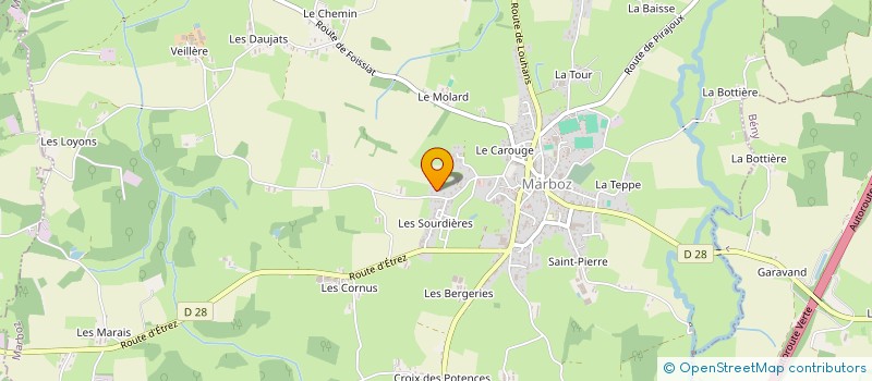 localisation de l'entreprise MARGUIN & CO  MARBOZ