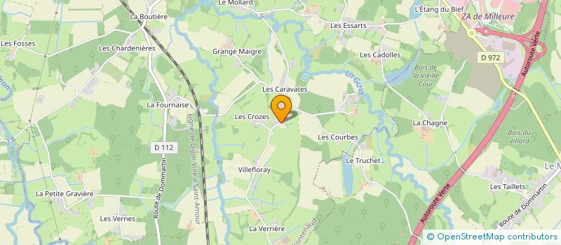 localisation de l'entreprise MARGUIN TRAITEUR à FRONTENAUD