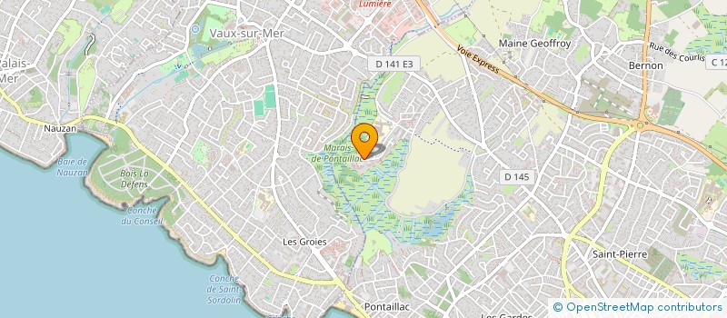 localisation de l'entreprise MARGUIRON BARATIER  ROYAN