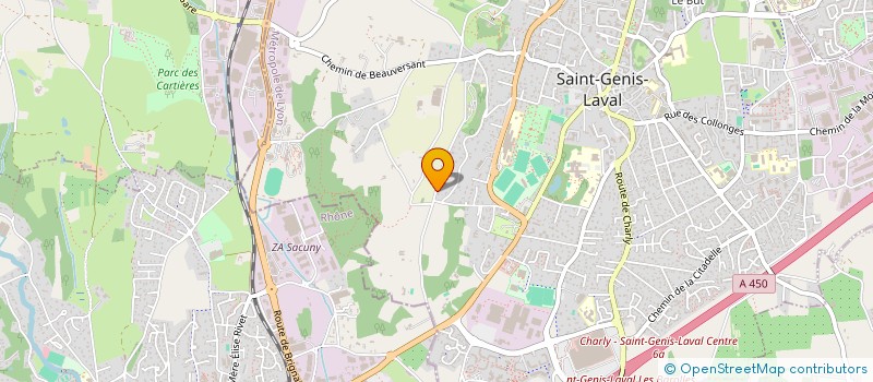 localisation de l'entreprise MARGUITHO  SAINT-GENIS-LAVAL