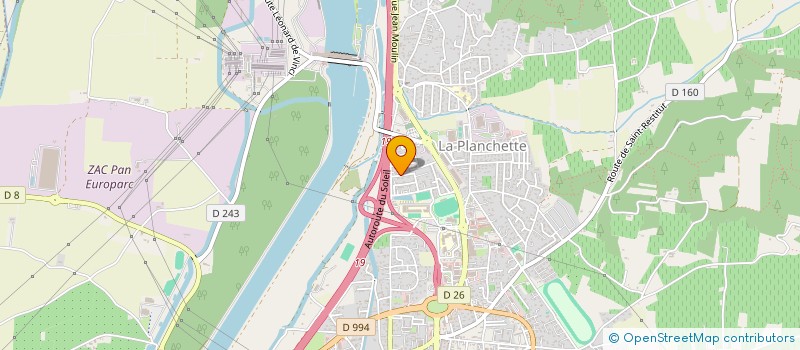 localisation de l'entreprise MARGUS à BOLLENE