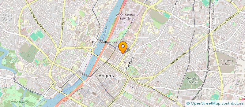 localisation de l'entreprise MARH INVEST à ANGERS