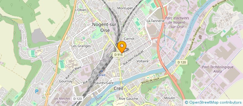 localisation de l'entreprise MARHABA à NOGENT-SUR-OISE