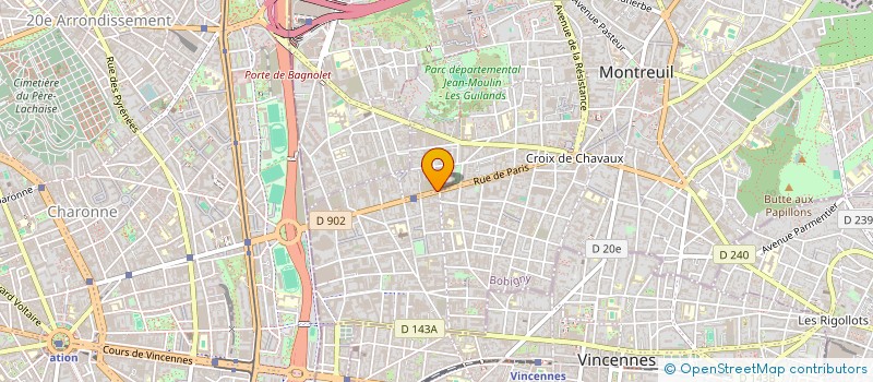 localisation de l'entreprise MARHABA à MONTREUIL