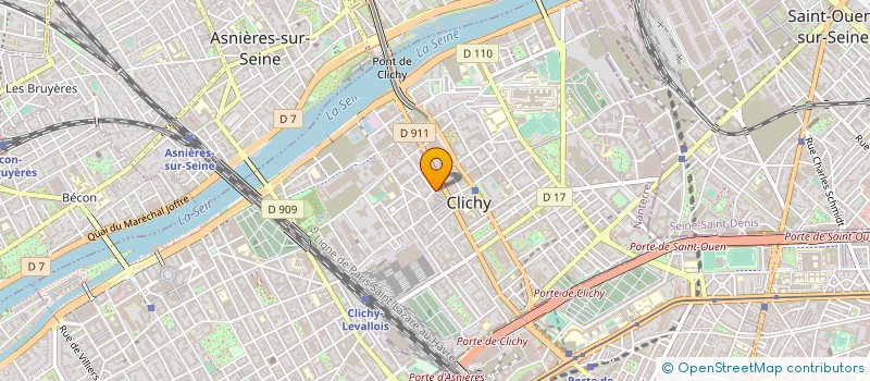 localisation de l'entreprise MARHABA à CLICHY