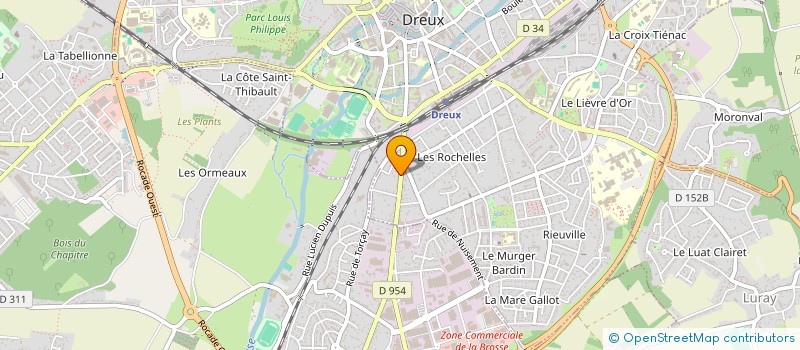 localisation de l'entreprise MARHABA MARCEAU à DREUX