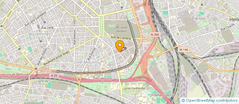 localisation de l'entreprise MARHEL  LILLE