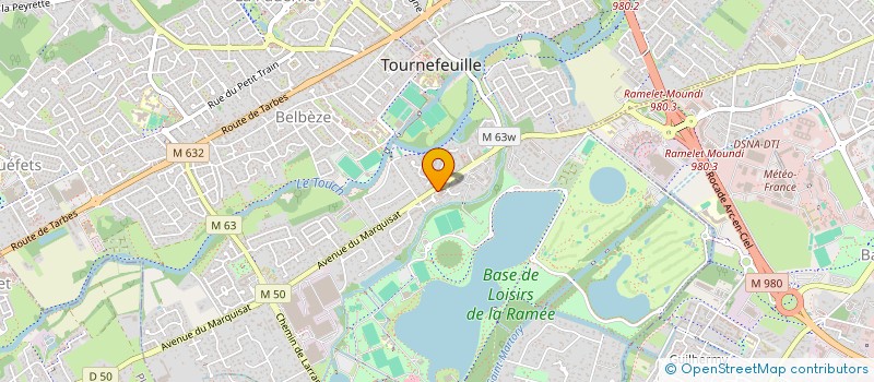 localisation de l'entreprise MARHEL SERVICES à TOURNEFEUILLE