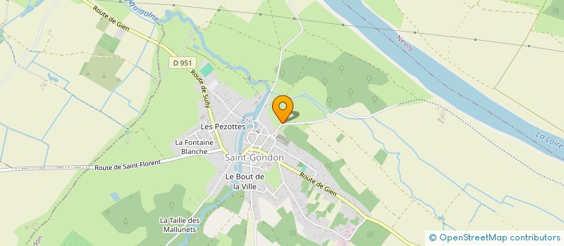localisation de l'entreprise MARHELAD  SAINT-GONDON