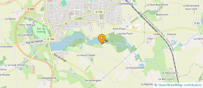 localisation de l'entreprise MARHELANN  COMBOURG