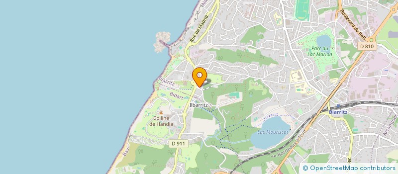localisation de l'entreprise MARHEN à BIARRITZ