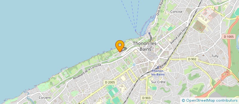 localisation de l'entreprise MARHEN à THONON-LES-BAINS