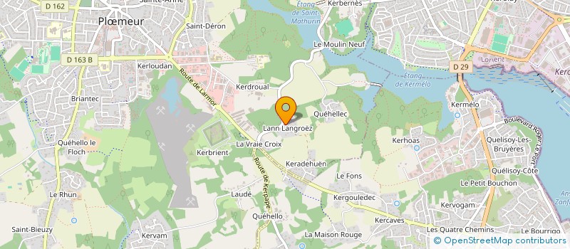 localisation de l'entreprise MARHUG à PLOEMEUR