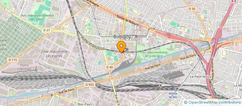 localisation de l'entreprise MARI  BOBIGNY