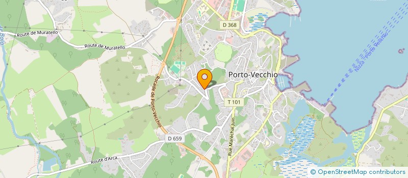 localisation de l'entreprise MARI E MONTI RANDO POVO  PORTO-VECCHIO