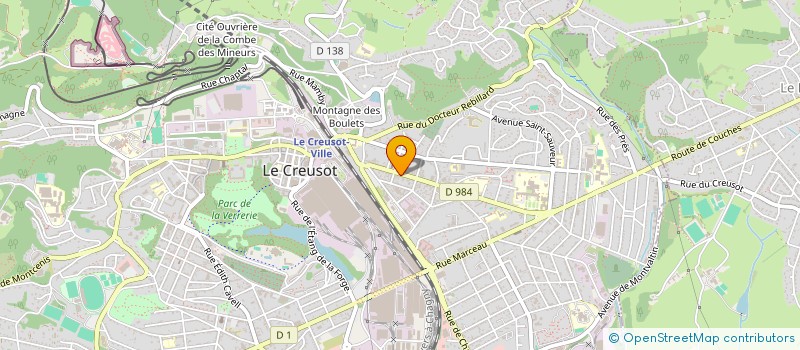 localisation de l'entreprise MARI'ELIANCE  LE CREUSOT