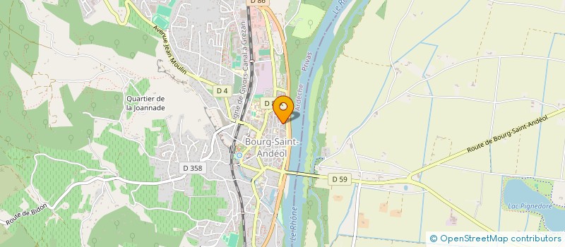 localisation de l'entreprise MARI ET PLUME  BOURG-SAINT-ANDEOL