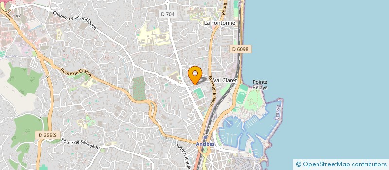 localisation de l'entreprise MARI GROUP LUXURY SERVICES à ANTIBES