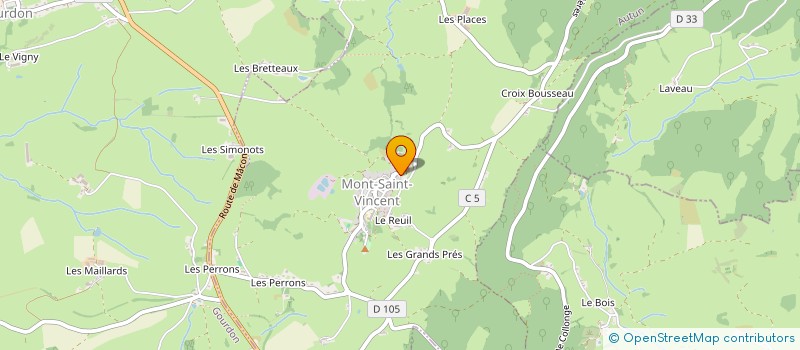 localisation de l'entreprise MARI'HOME  MONT-SAINT-VINCENT