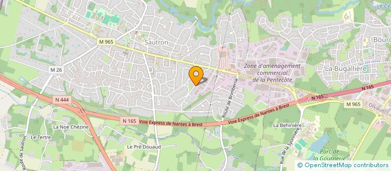 localisation de l'entreprise MARI'K à SAUTRON
