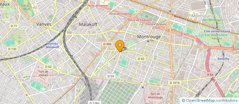 localisation de l'entreprise MARIA  MONTROUGE