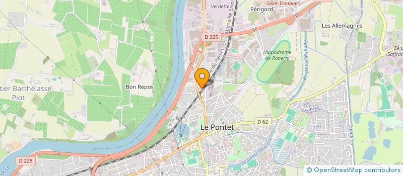 localisation de l'entreprise MARIA  LE PONTET