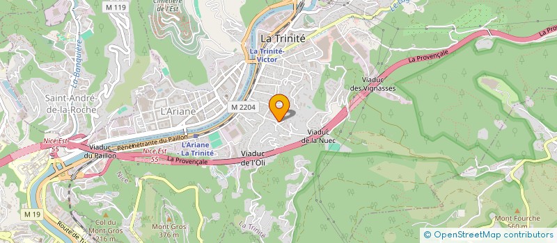 localisation de l'entreprise MARIA à LA TRINITE