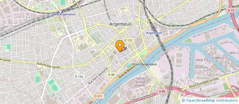 localisation de l'entreprise MARIA BEAUTE  ARGENTEUIL