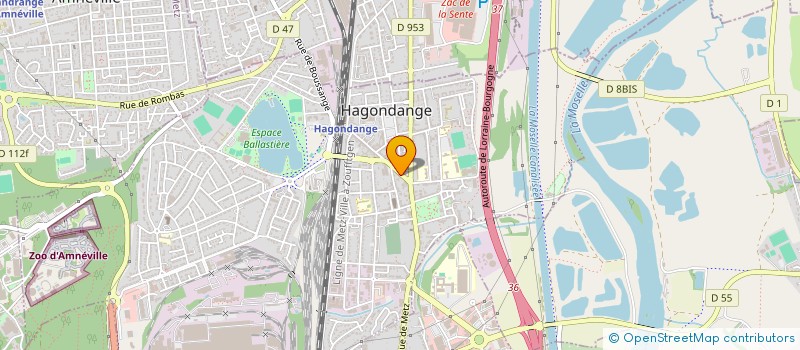 localisation de l'entreprise MARIA CASTRO Y RODRIGUEZ  HAGONDANGE