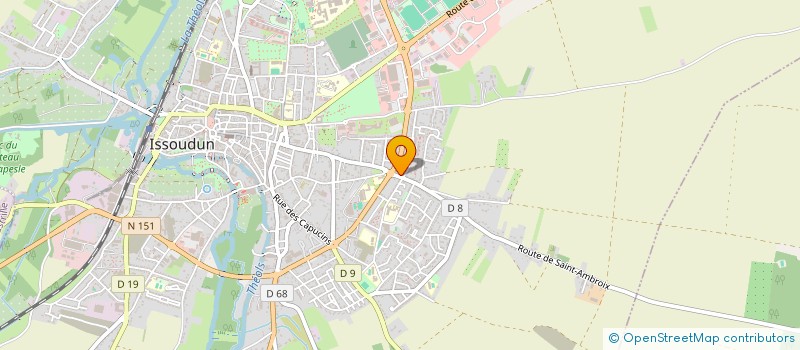 localisation de l'entreprise MARIA DARIUS HARNAGEA à ISSOUDUN